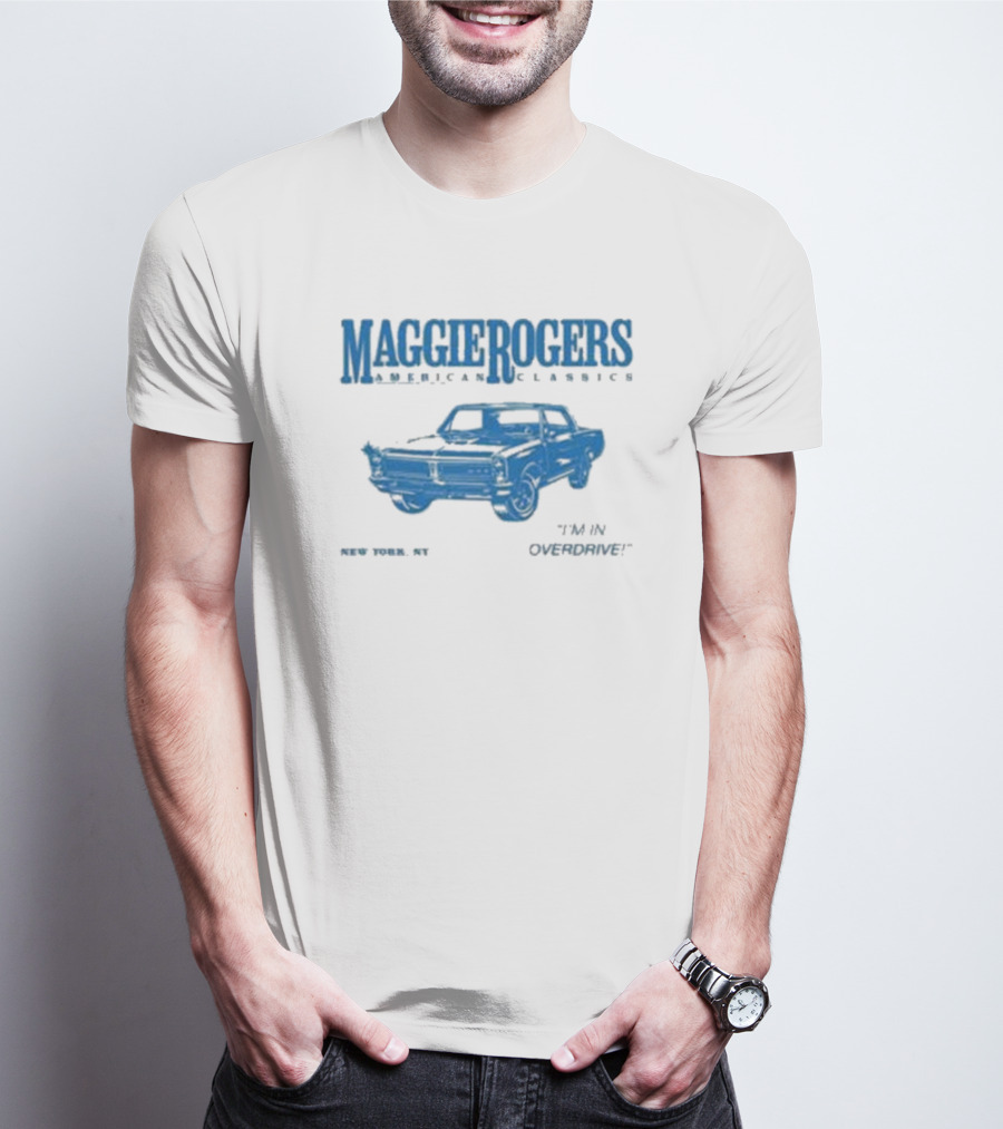 Maggie Rogers American Classics New York NY Overdrive Car T-Shirt