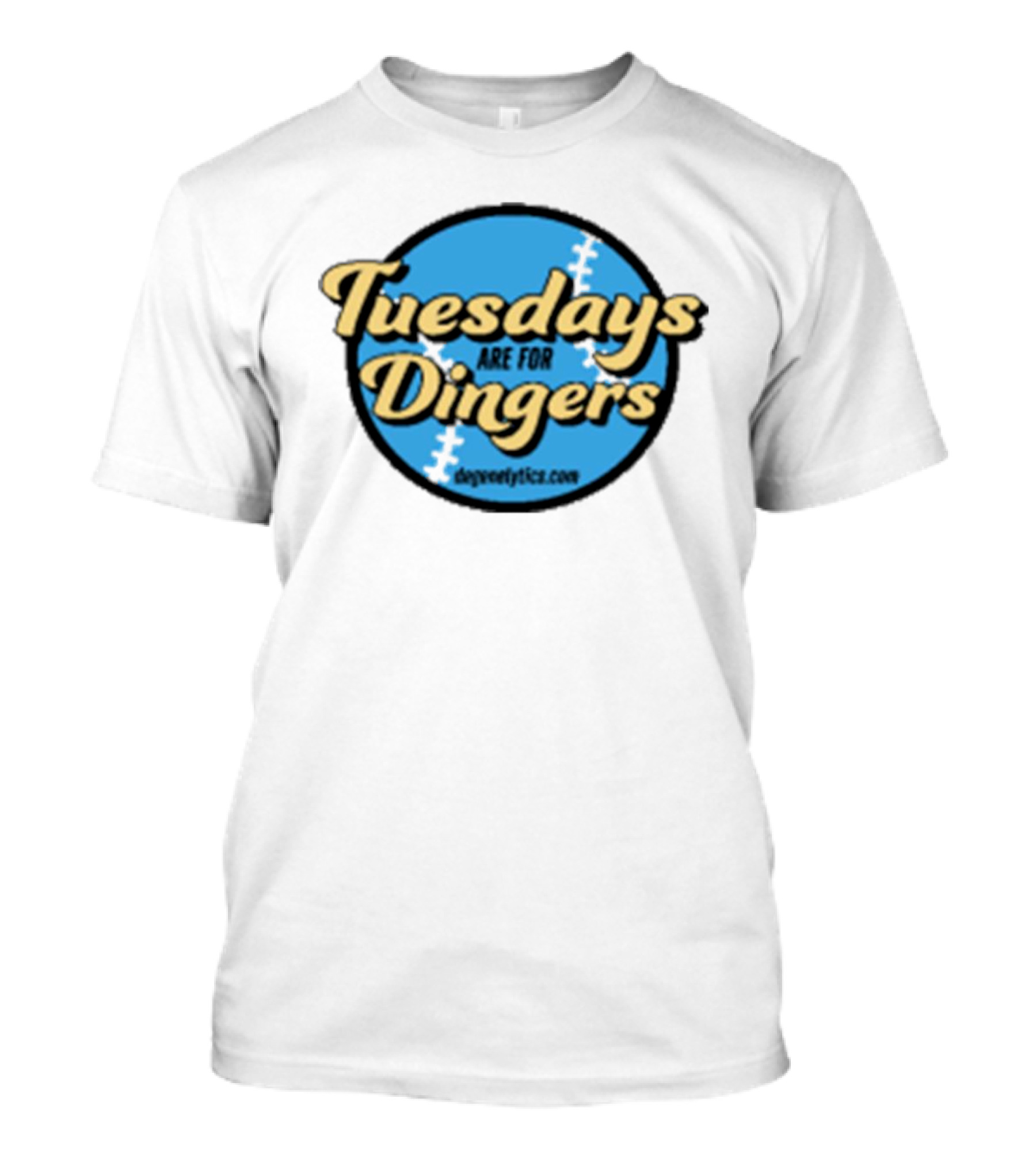 Parlaybae Degenelytics Tuesdays Are For Dingers Baseball Merch T-Shirt