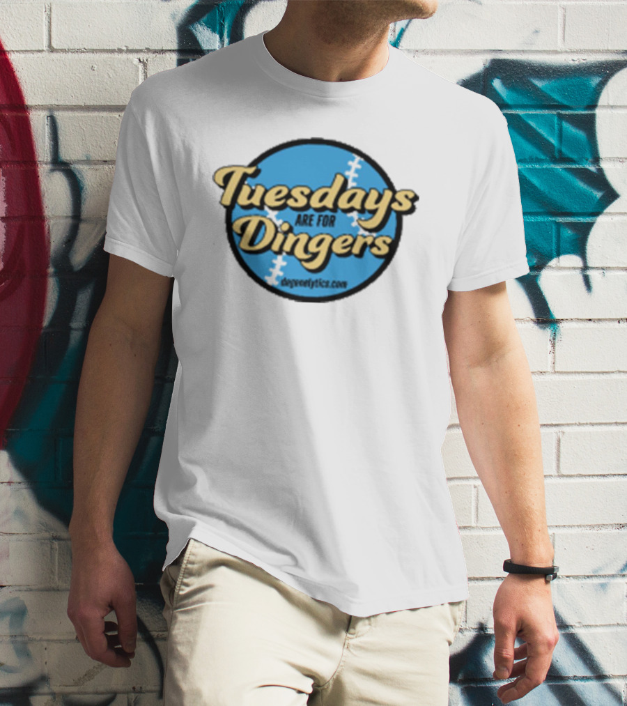 Parlaybae Degenelytics Tuesdays Are For Dingers Baseball Merch T-Shirt