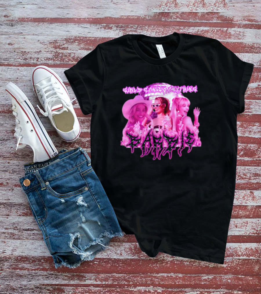 Sadstreet Margot Robbie Barbie Girls Can Do Anything T-Shirt