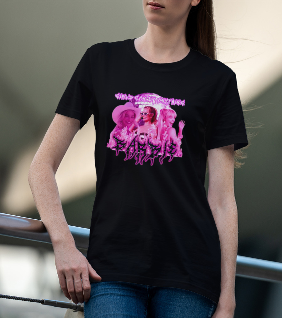 Sadstreet Margot Robbie Barbie Girls Can Do Anything T-Shirt