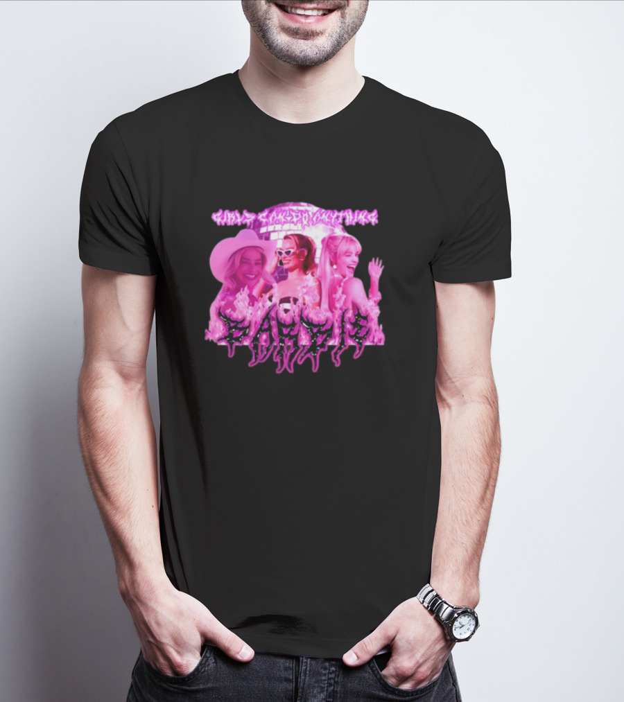 Sadstreet Margot Robbie Barbie Girls Can Do Anything T-Shirt