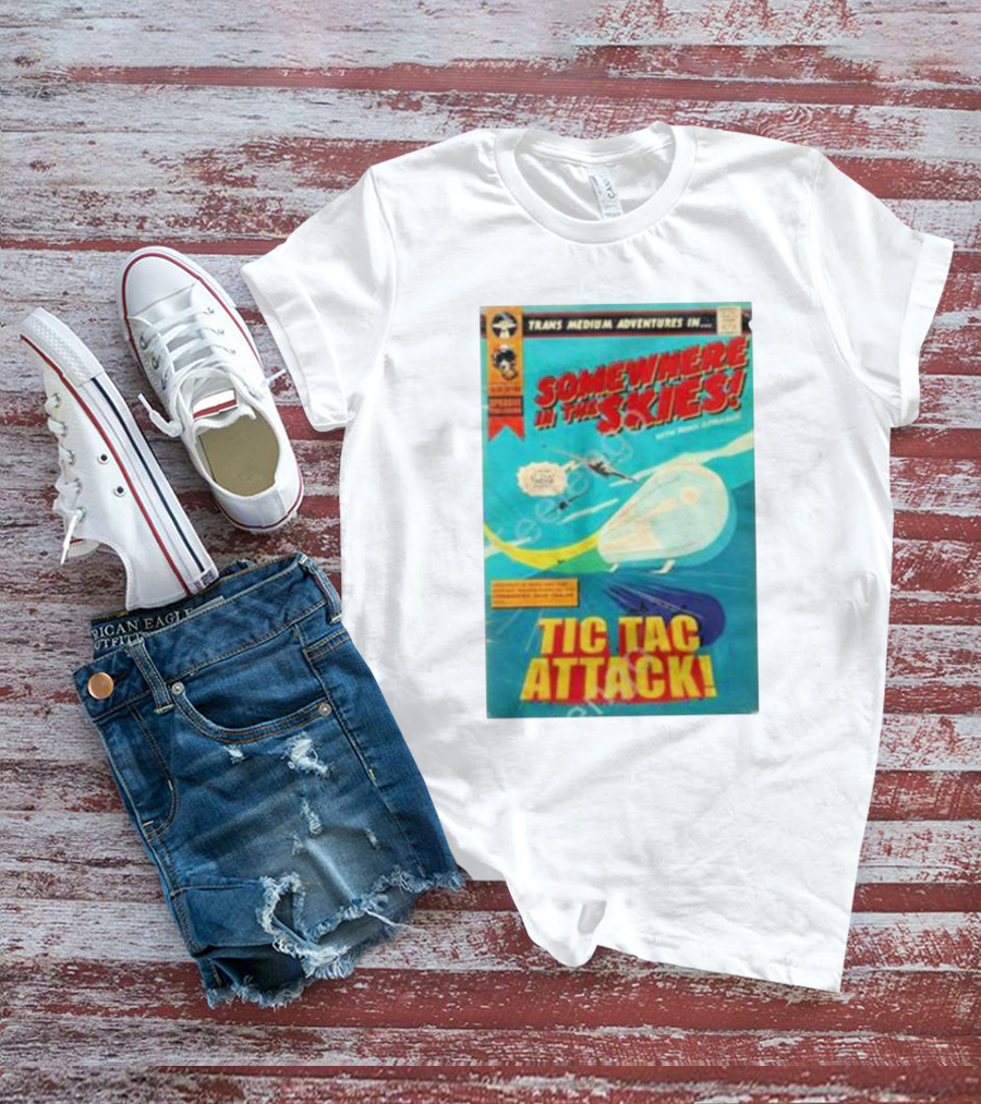 Trans Medium Adventures Somewhere In The Skies Tic Tac Attack T-Shirt