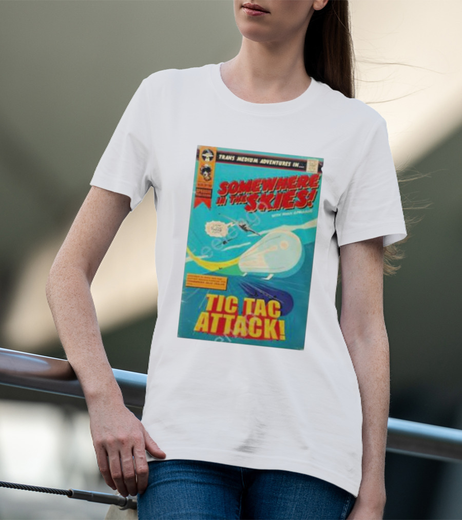 Trans Medium Adventures Somewhere In The Skies Tic Tac Attack T-Shirt