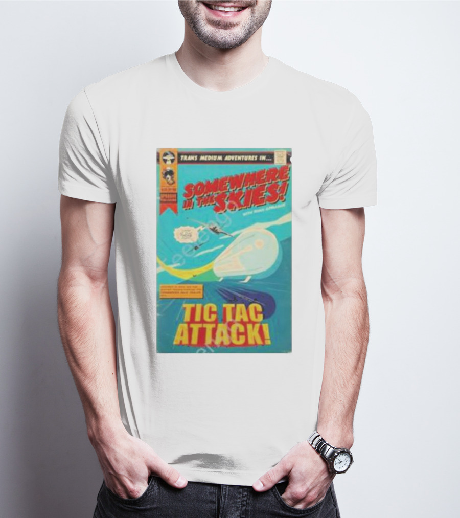 Trans Medium Adventures Somewhere In The Skies Tic Tac Attack T-Shirt