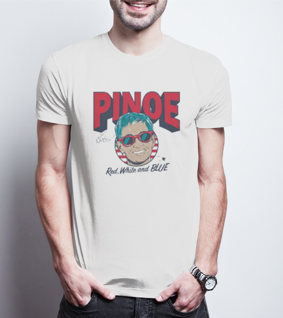 PINOE Red White And Blue T-Shirt