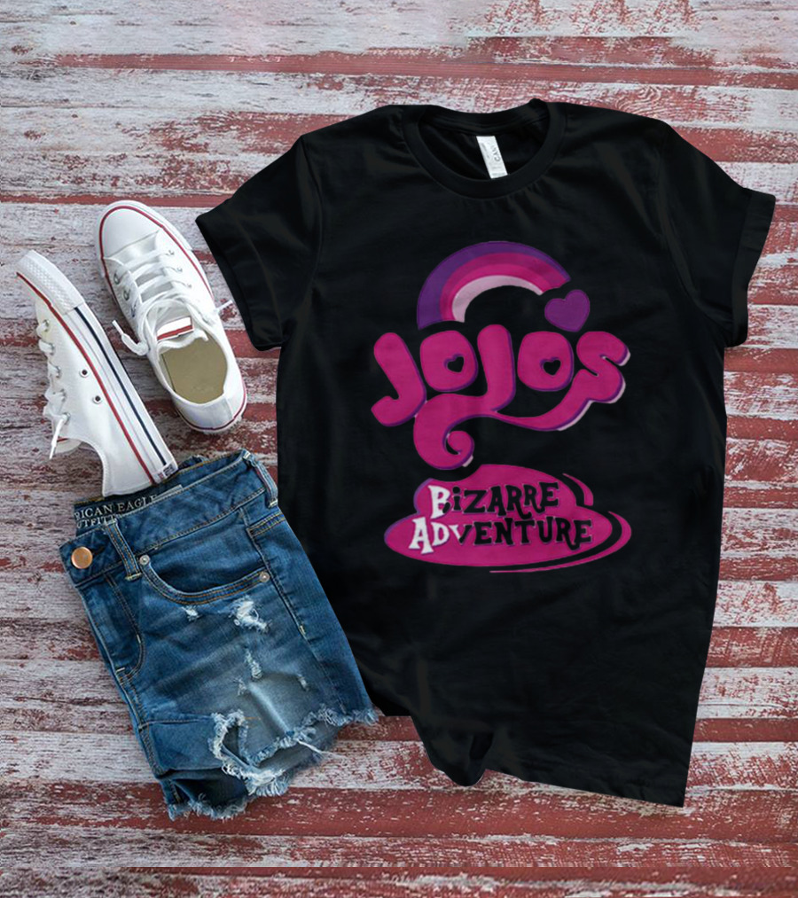JoJo's Bizarre Adventure My Little Jojo Rainbow Hearts T-Shirt