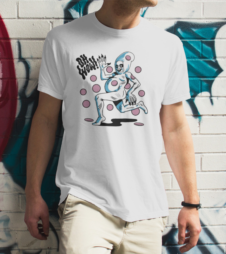 House Of Jimbo Merch Casper The Boloney Ghost Oh Wow Polka Dots T-Shirt