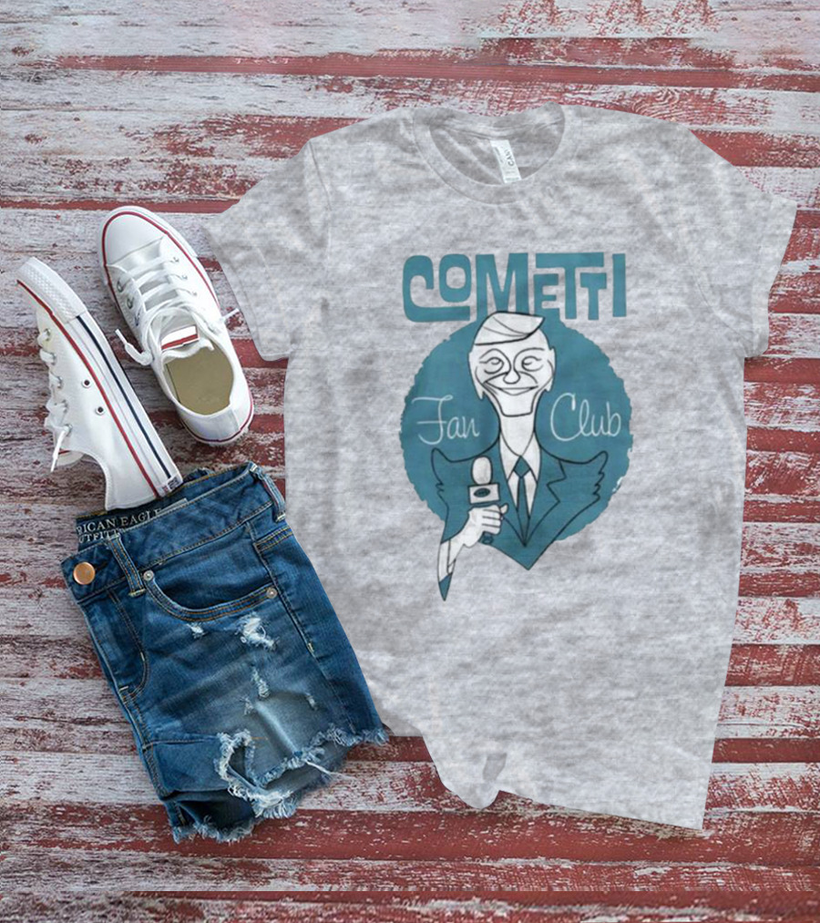 Cometti Fan Club Cartoon Microphone T-Shirt