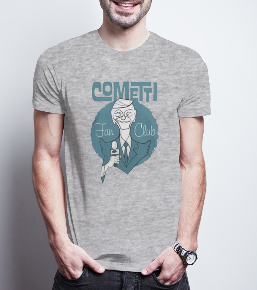 Cometti Fan Club Cartoon Microphone T-Shirt