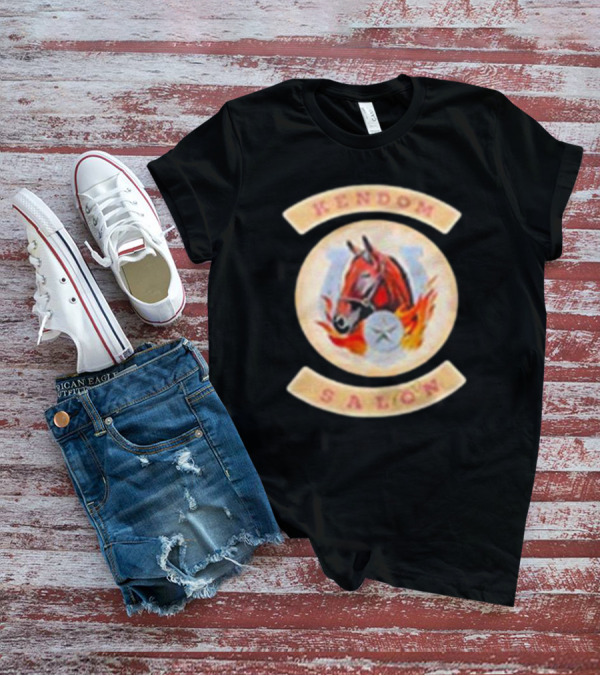Shitheadsteve Merch KENDOM SALOON Horse Horseshoe Flaming Star T-Shirt