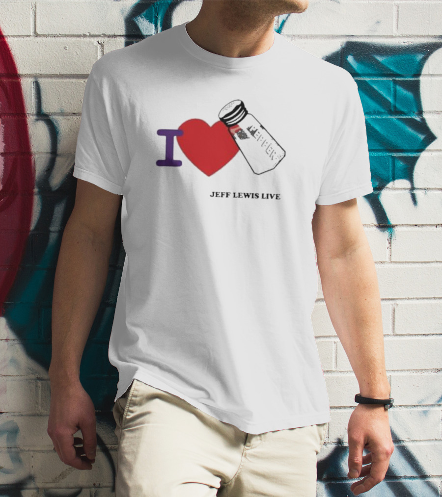 I Love Heart Pepper Icon Jeff Lewis Live T-Shirt