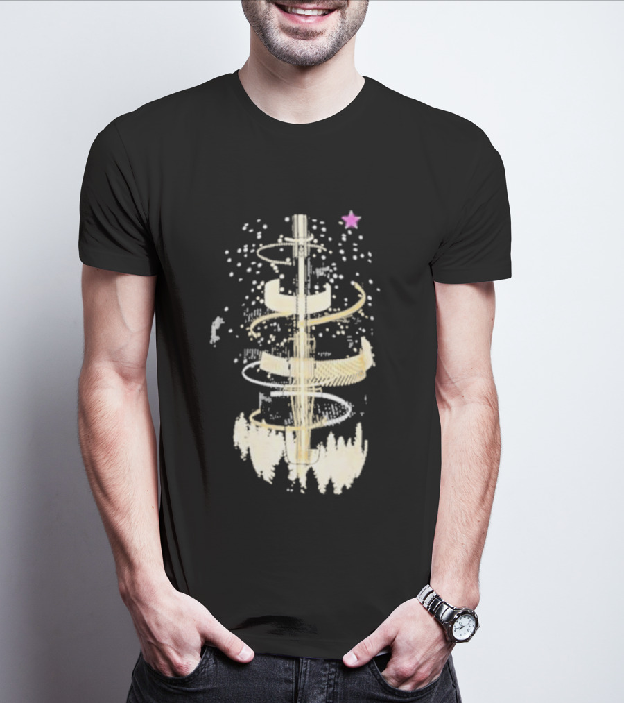 Linus Screwdriver Surrounded By Cosmic Spiral And Purple Star T-Shirt