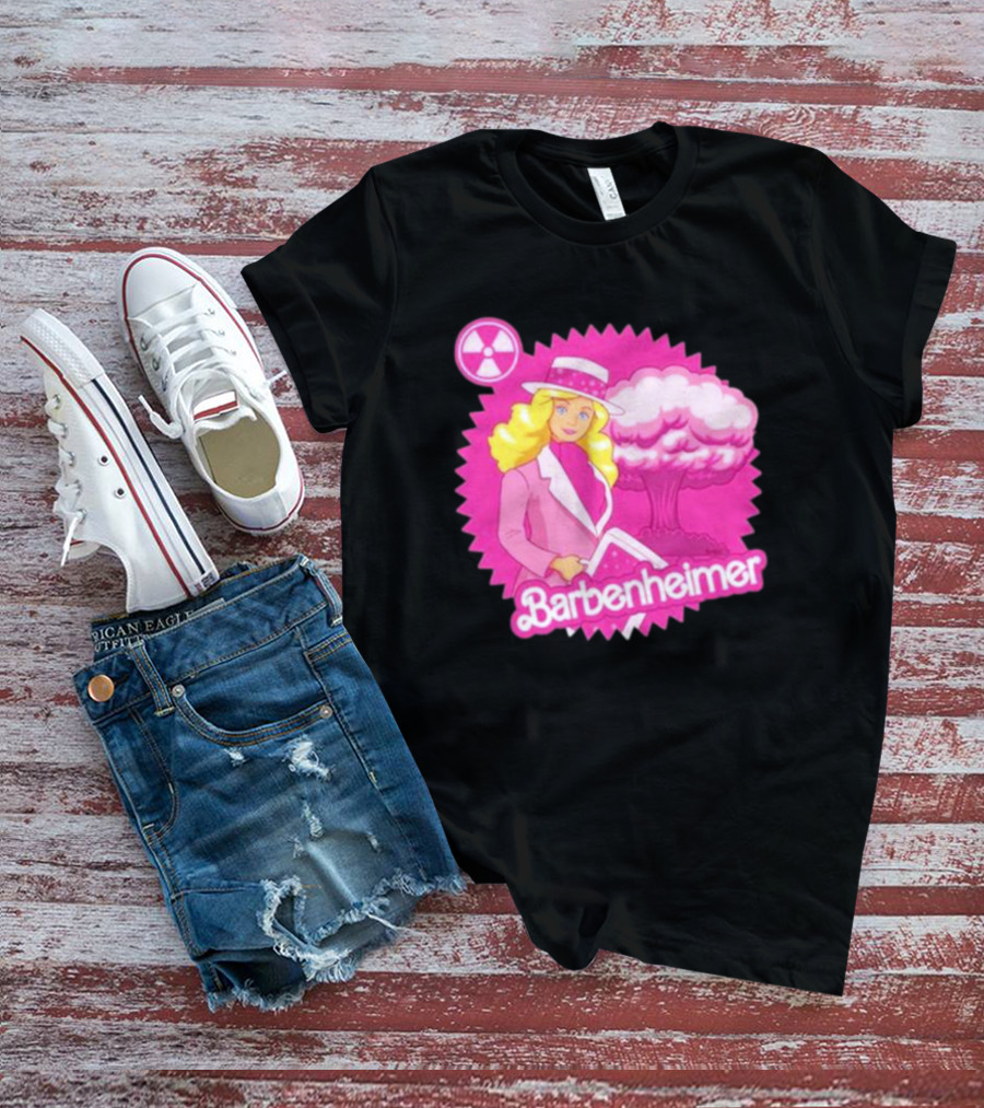 Barbenheimer Boom Pink Atomic Fashion Explosion T-Shirt
