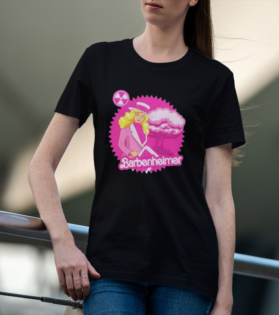Barbenheimer Boom Pink Atomic Fashion Explosion T-Shirt