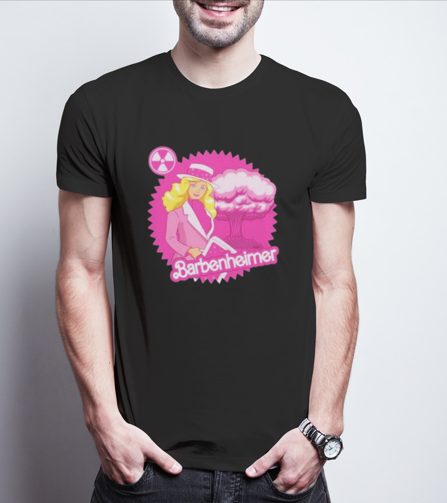 Barbenheimer Boom Pink Atomic Fashion Explosion T-Shirt