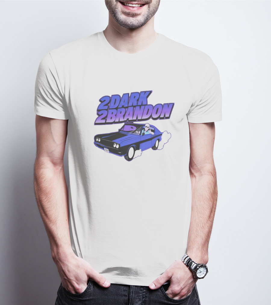 2 Dark 2 Brandon Crooked Media Merch Car Racing T-Shirt
