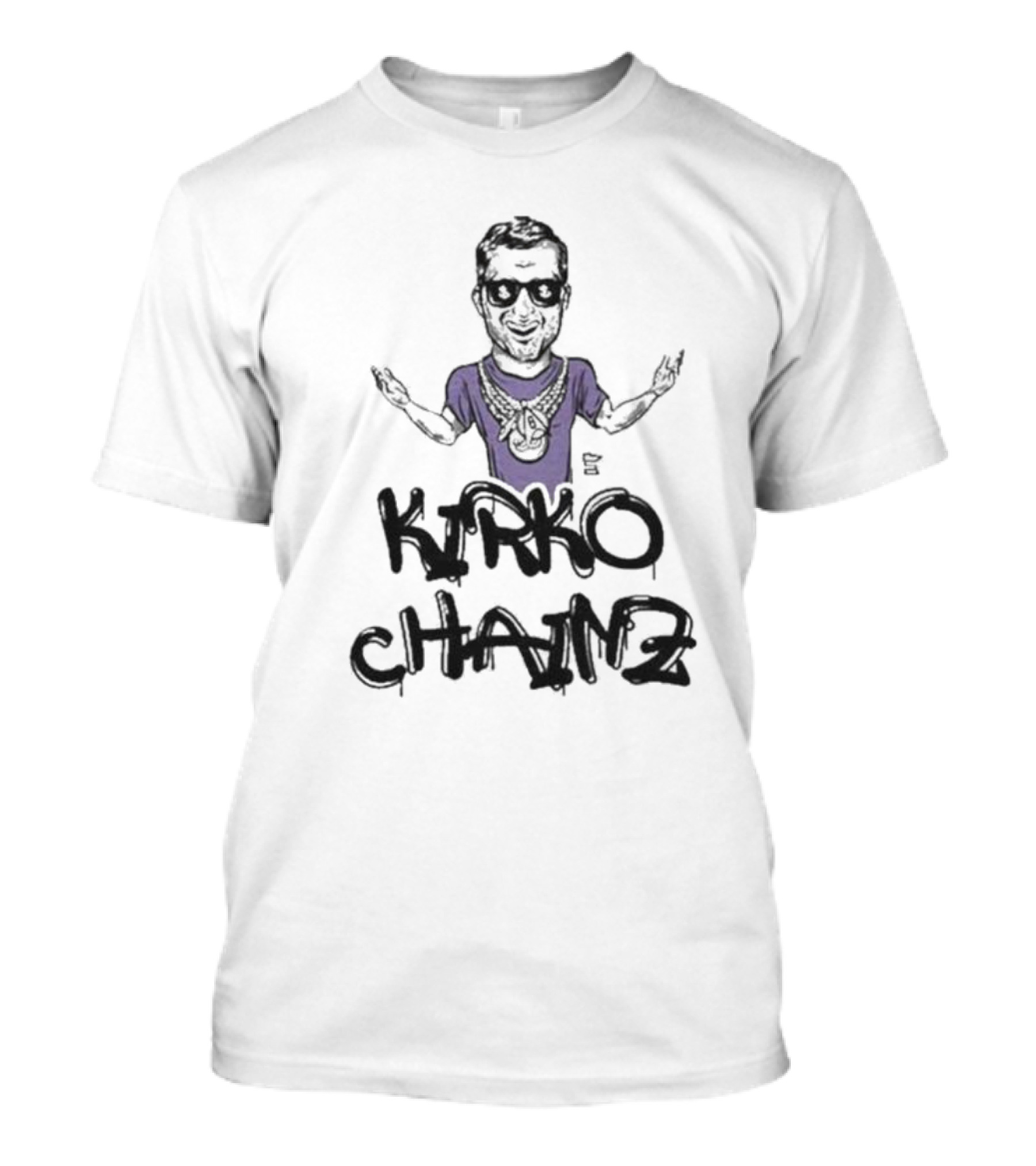 Minnesota Kirko Chainz Boy Wearing Sunglasses T-Shirt