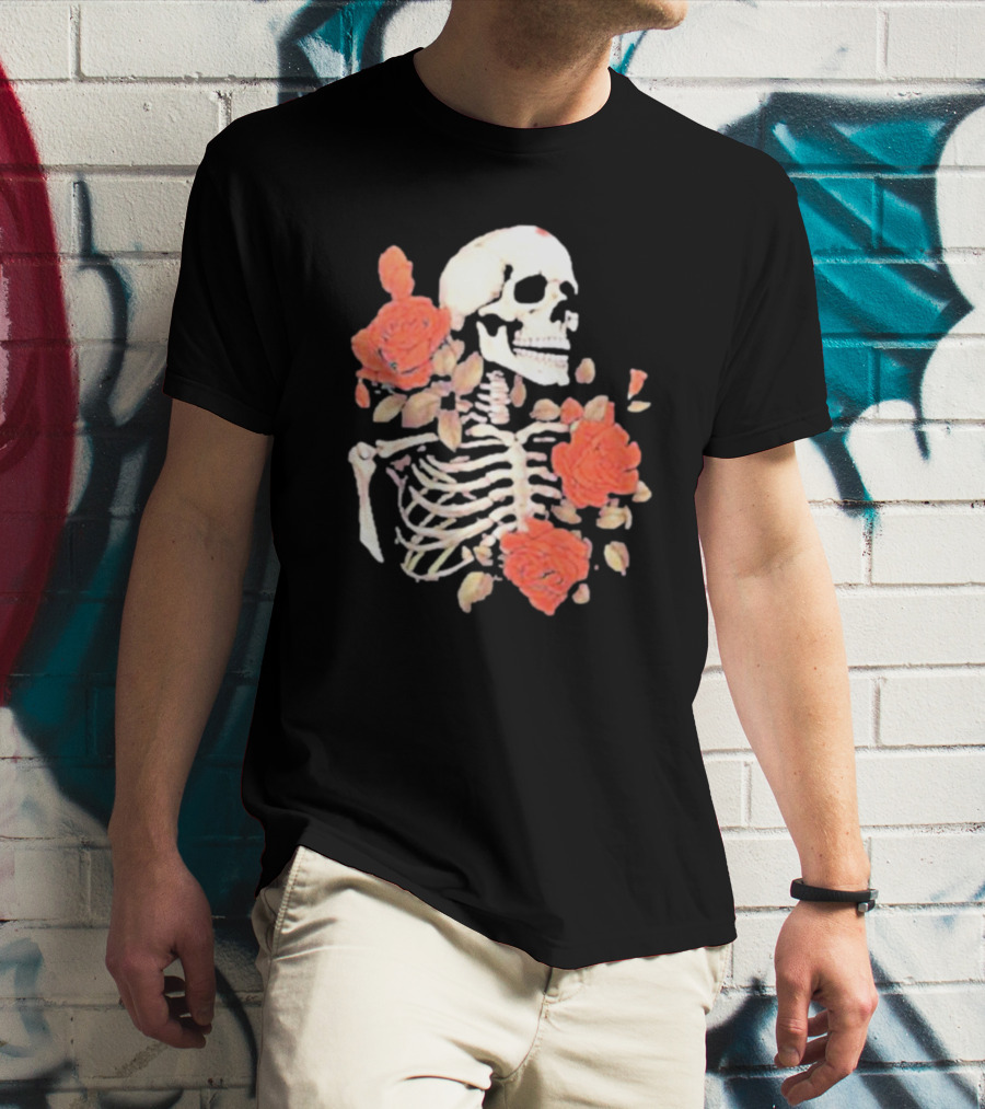 Grateful Dead Skeleton Roses T-Shirt