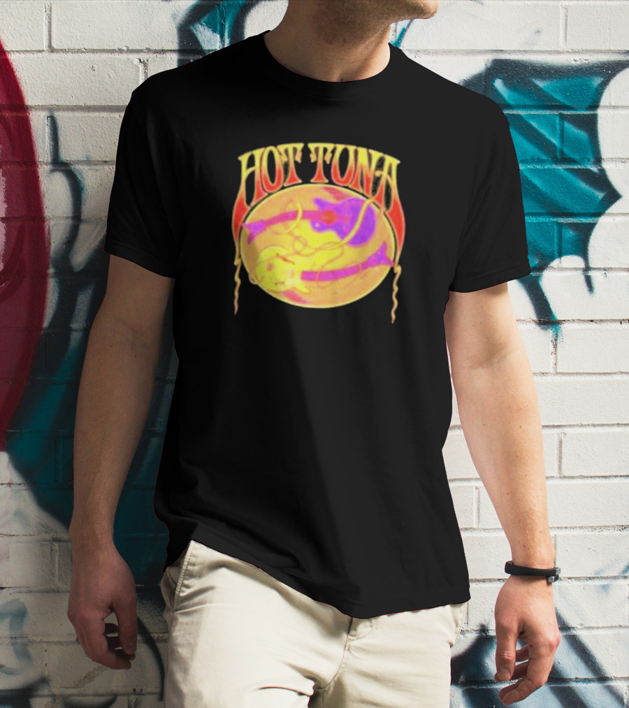 Hot Tuna Vintage Psychedelic Guitar T-Shirt