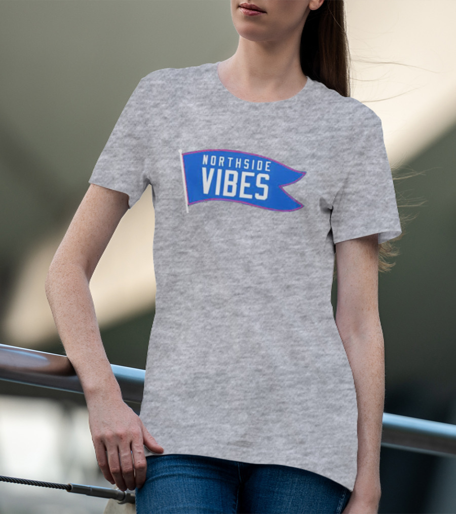 Northside Vibes Chicago Blue Flag T-Shirt