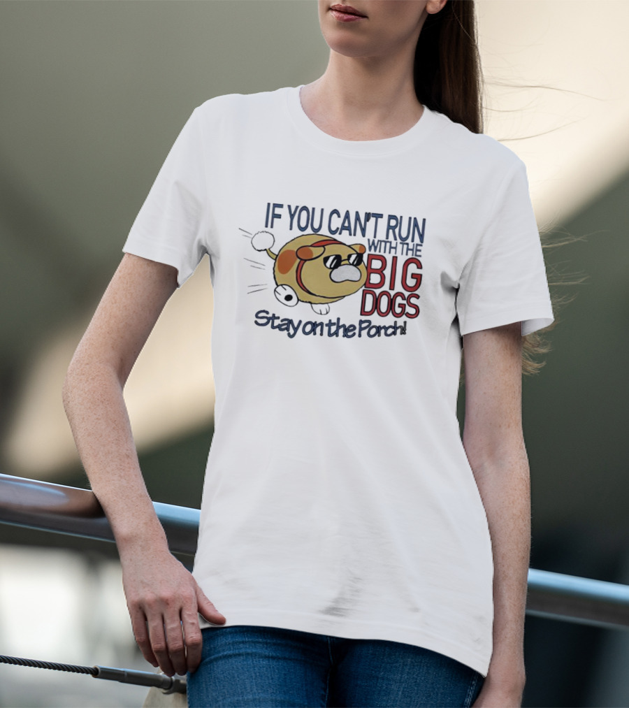 Pikmin If You Can’t Run With The Big Dogs Stay On The Porch Bulborb Wearing Sunglasses T-Shirt