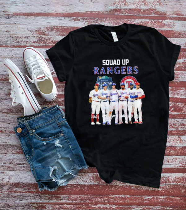 SQUAD UP RANGERS SEATTLE ALL-STAR GAME TEXAS T-Shirt