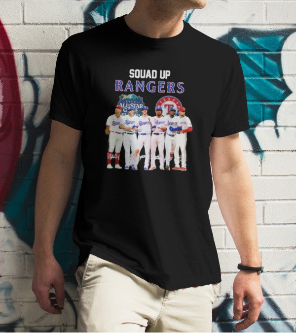 SQUAD UP RANGERS SEATTLE ALL-STAR GAME TEXAS T-Shirt