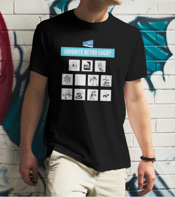 Big Sky Conference Favorite Retro Logo Collection T-Shirt