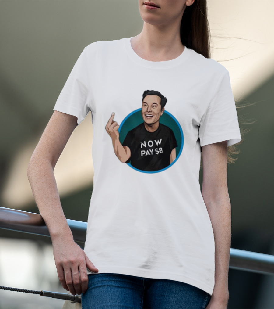 Elon Musk Now Pay $8 Circle Gesture T-Shirt