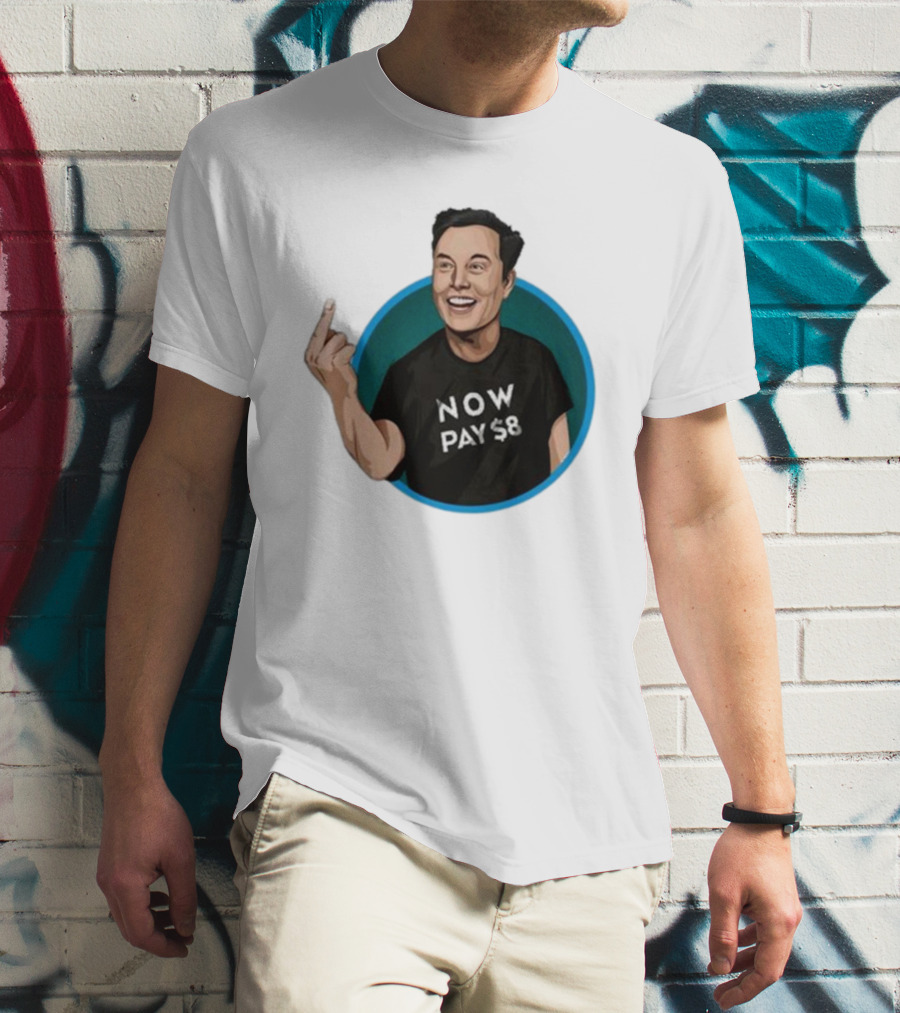 Elon Musk Now Pay $8 Circle Gesture T-Shirt