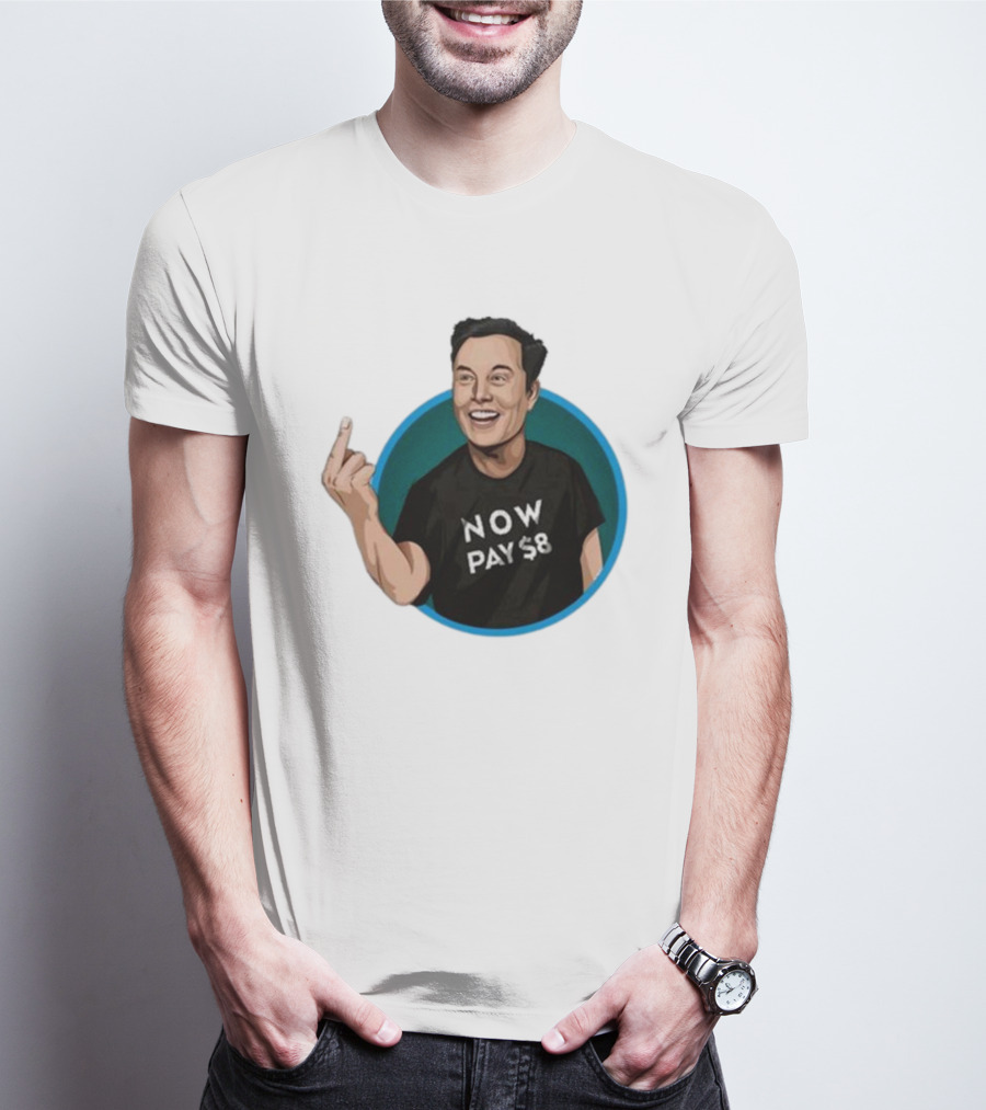 Elon Musk Now Pay $8 Circle Gesture T-Shirt