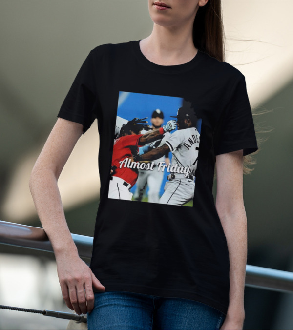 Almost Friday Baseball Knockout Action T-Shirt