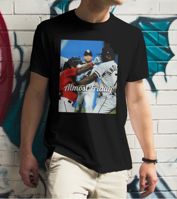 Almost Friday Baseball Knockout Action T-Shirt