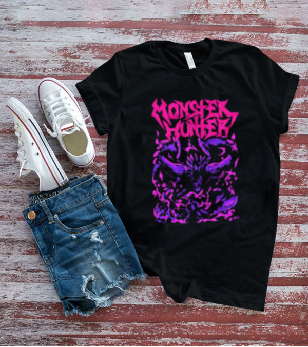 Monster Hunter Breathe Grease Neon Beast T-Shirt