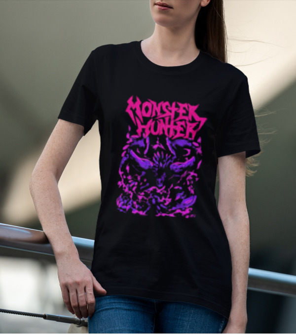 Monster Hunter Breathe Grease Neon Beast T-Shirt