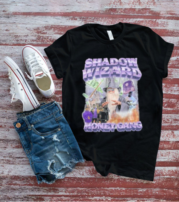 Shadow Wizard Money Gang Swagstimulus Magical Power Dollar Vibes T-Shirt