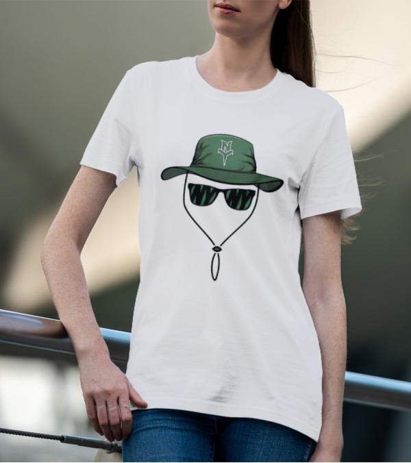Gilligan Hat And Sunglasses With Green NY Mystics T-Shirt