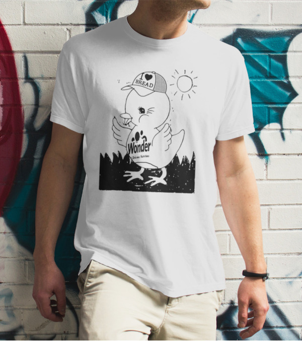 Wonder Bread Duck I Love Bread T-Shirt