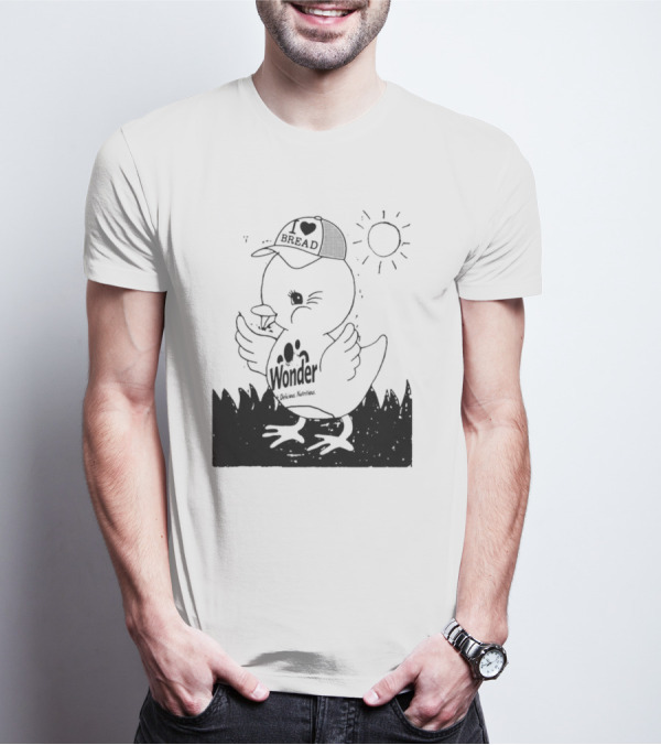 Wonder Bread Duck I Love Bread T-Shirt