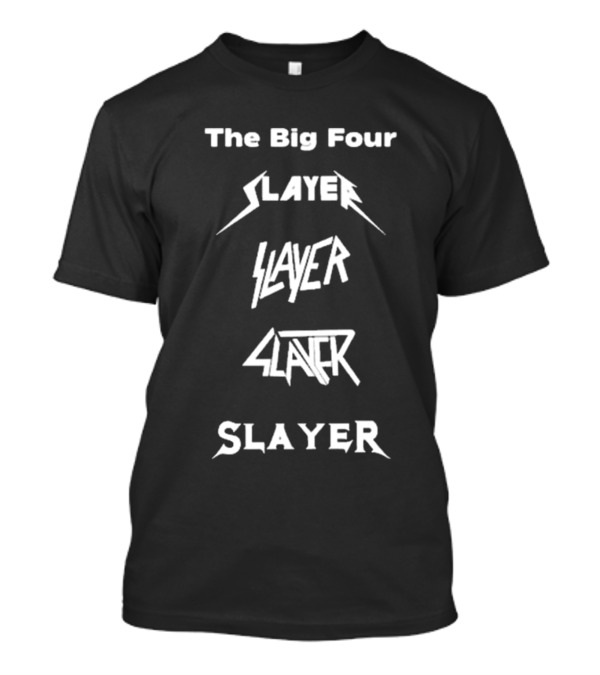 The Big Four Slayer Logos In Iconic Styles T-Shirt