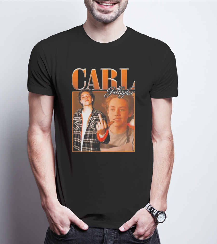 Carl Gallagher Shameless Character Image Collection T-Shirt