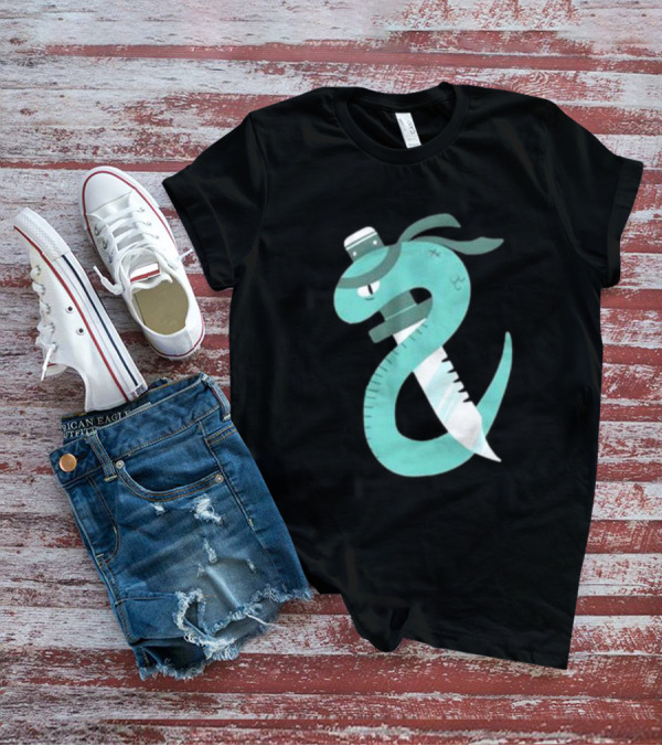 Eat More Snakes Karate Snake With Sushi Headband T-Shirt
