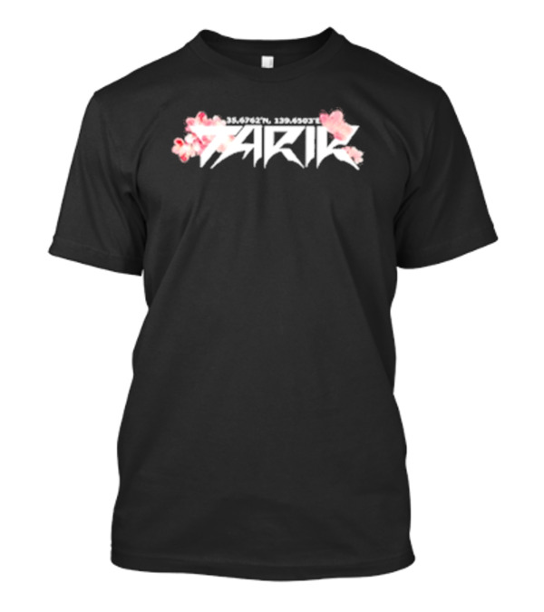 TARIK 35.6762°N 139.6503°E Floral Blossom T-Shirt
