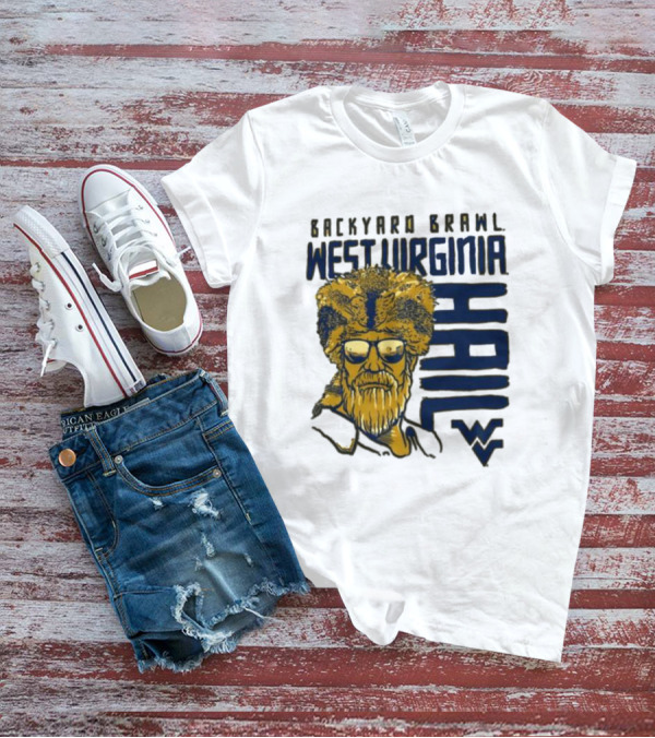 Backyard Brawl West Virginia Hail WVU Mountaineer T-Shirt