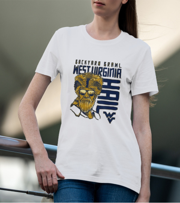 Backyard Brawl West Virginia Hail WVU Mountaineer T-Shirt