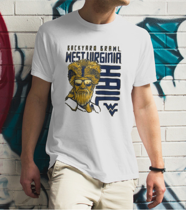 Backyard Brawl West Virginia Hail WVU Mountaineer T-Shirt