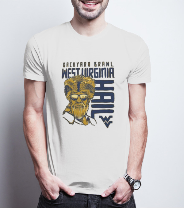 Backyard Brawl West Virginia Hail WVU Mountaineer T-Shirt