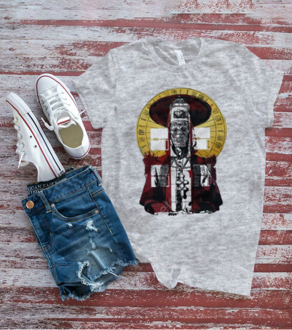 Dozens Of Rebel Moon Roman Numeral Halo Clergyman T-Shirt