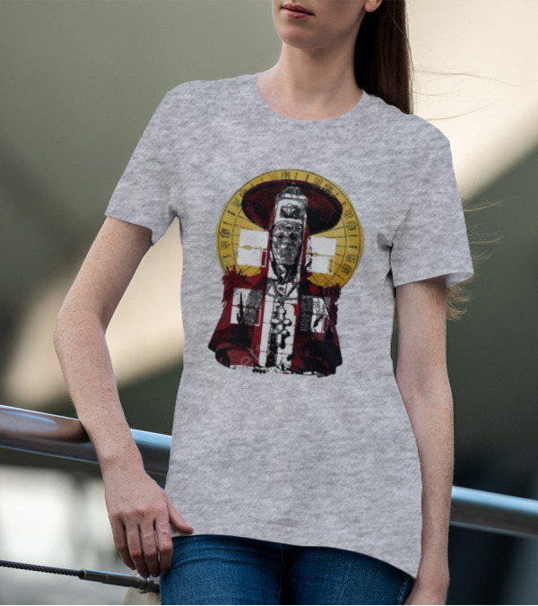 Dozens Of Rebel Moon Roman Numeral Halo Clergyman T-Shirt